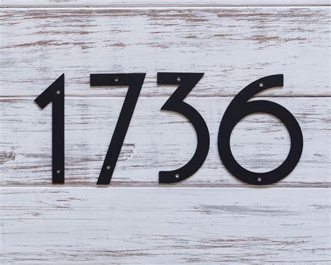 etsy house numbers metal|6 inch metal house numbers.